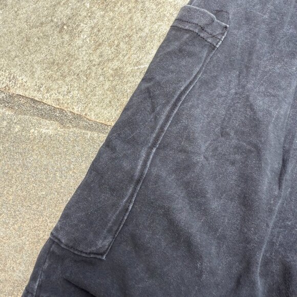 Free People Movement Hot Shot Tee Romper XS Washed Black - Picture 4 of 13